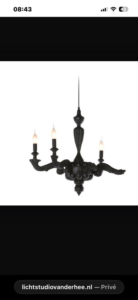 Moooi Smoked chandelier, Ophalen of Verzenden, Zo goed als nieuw, Hout