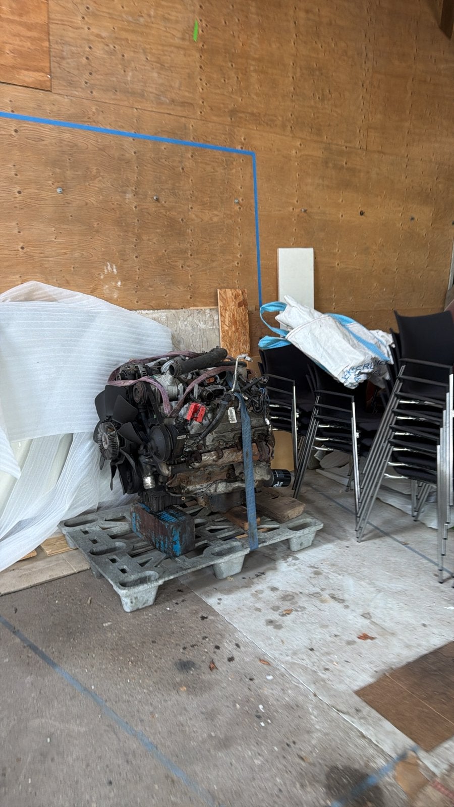 Gebruikte motor Chevrolet Silverado duramax, Auto-onderdelen, Motor en Toebehoren, Ophalen of Verzenden, Gebruikt, Overige automerken