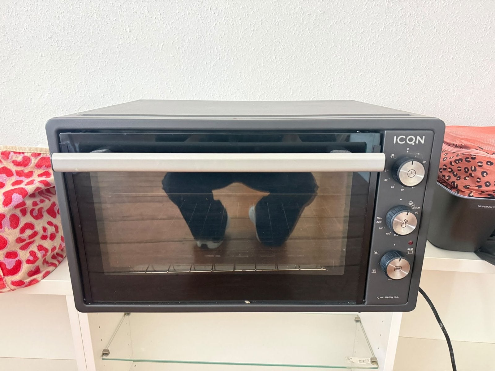 ICQN Mini-oven - Compact en veelzijdig, Witgoed en Apparatuur, Ophalen, Minder dan 45 cm, Overige merken, Zo goed als nieuw