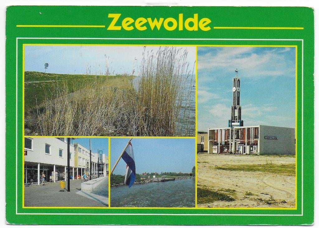 Zeewolde   Gelopen  Ansichtkaart (B7809 ), Verzamelen, Ansichtkaarten | Nederland, Ophalen of Verzenden, 1980 tot heden, Gelopen