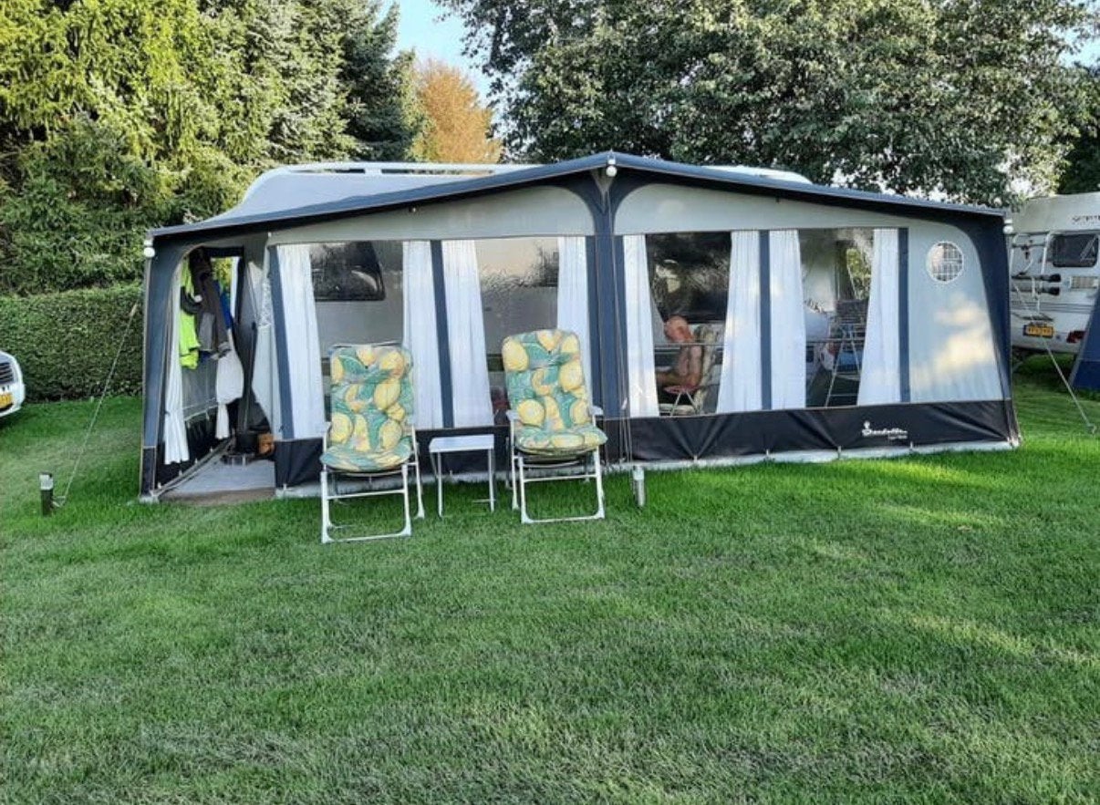 ISABELLA Capri North voortent+ISABELLA SUNSHINE luifelCarbon, Ophalen, Zo goed als nieuw