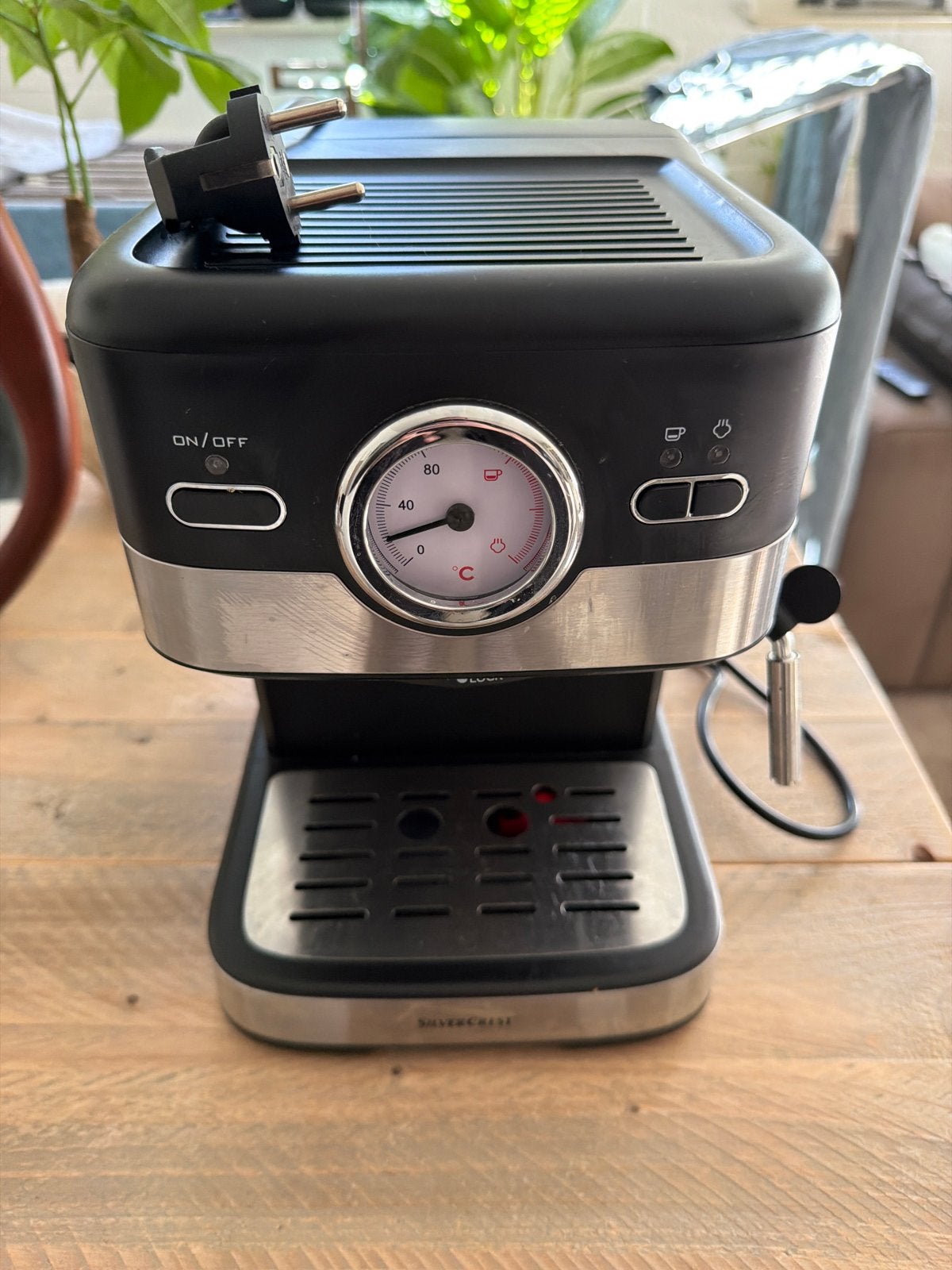 Silvercrest Koffieapparaat met Heetwaterfunctie, Ophalen, Afneembaar waterreservoir, Koffiemachine, Gemalen koffie