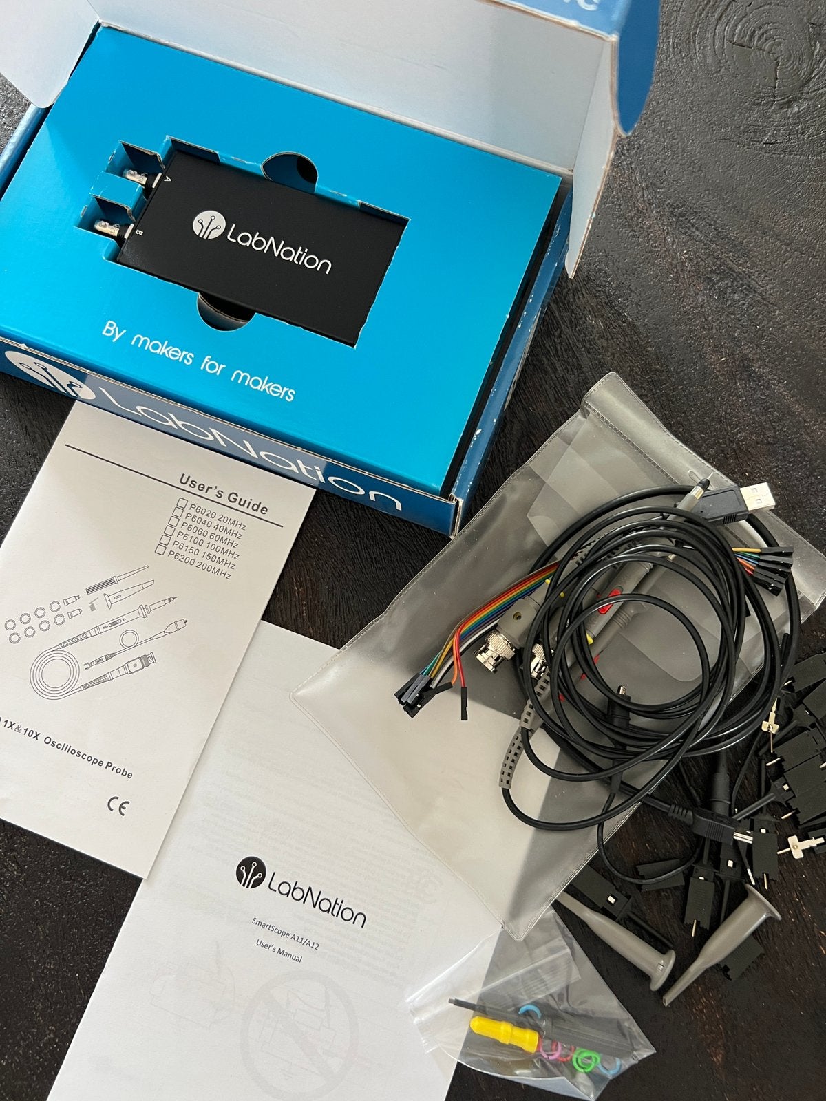 LabNation SmartScope: Oscilloscoop, Logic Analyzer, Generato, Ophalen of Verzenden, Zo goed als nieuw
