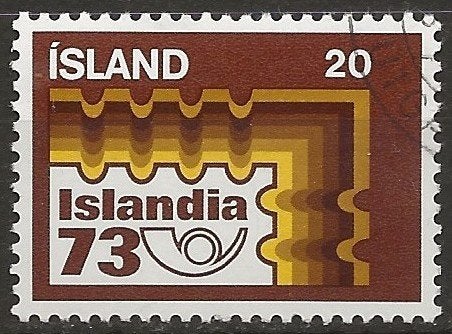 IJsland, Postzegels en Munten, Ophalen of Verzenden, IJsland, Gestempeld