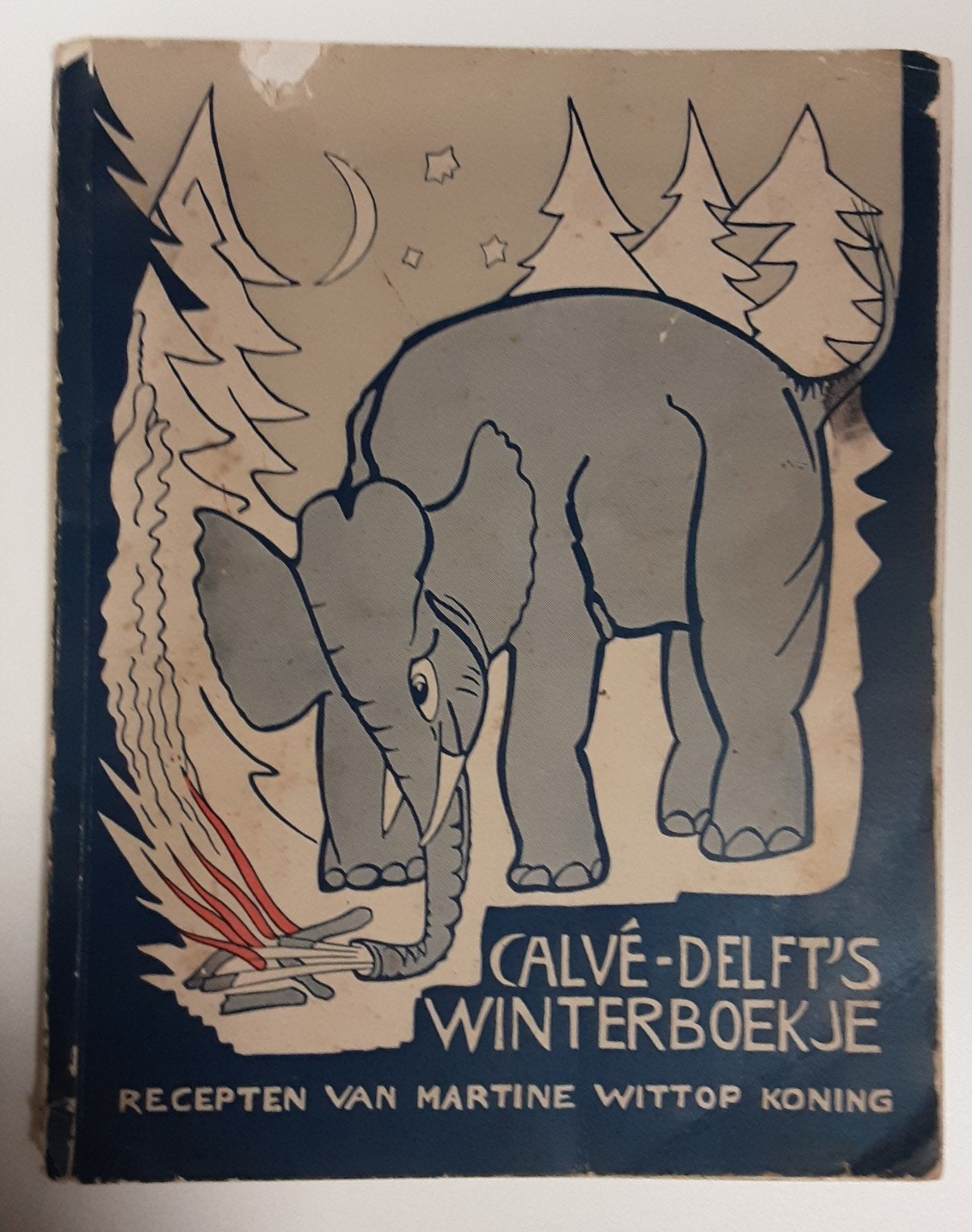 Calvé-Delft's Winterboekje Receptenboekje ca. 1935, Gelezen, Martine Wittop Koning, Overige typen, Ophalen of Verzenden