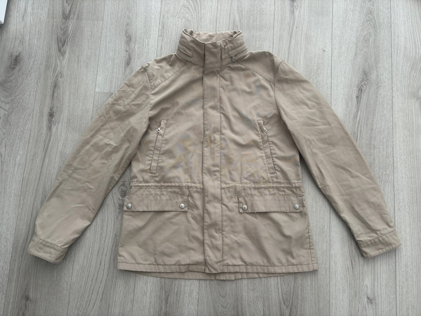 Prada SGH143 Herenjas Maat L (54), Ophalen of Verzenden, Zo goed als nieuw, Maat 52/54 (L), Beige