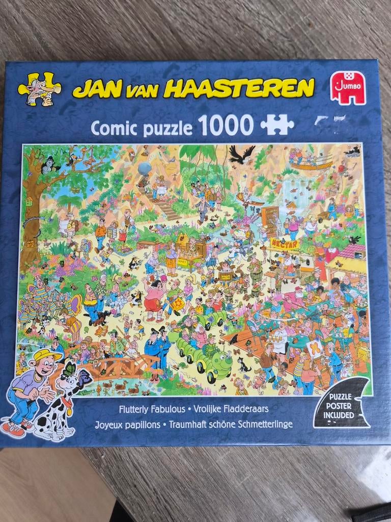 Jan van Haasteren (Vrolijke Fladderaars), Ophalen, 500 t/m 1500 stukjes, Zo goed als nieuw