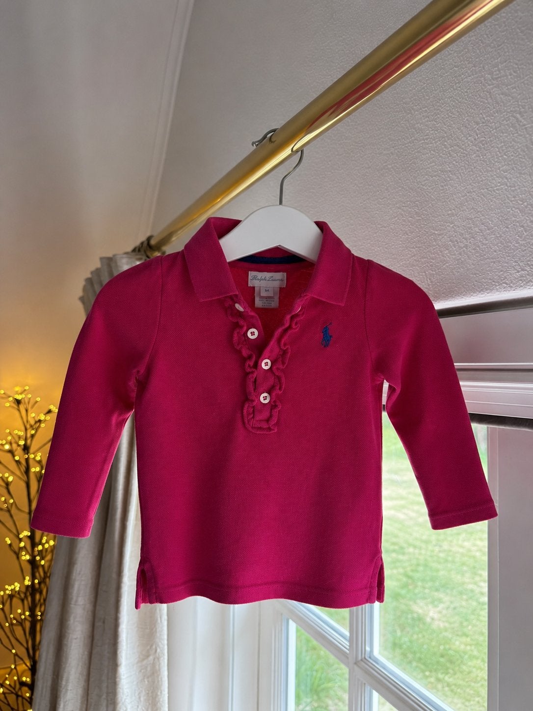 Ralph lauren polo * 9M* meisje, Ophalen of Verzenden, Zo goed als nieuw, Meisje, Shirtje of Longsleeve