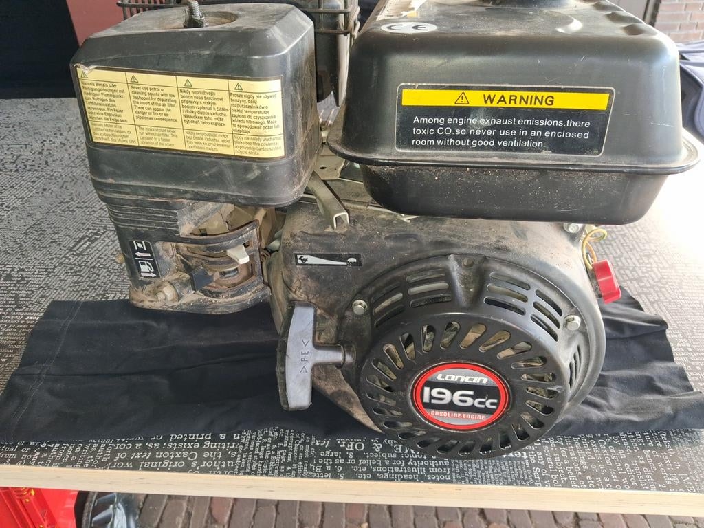 Loncin benzine motor, Ophalen, Gebruikt