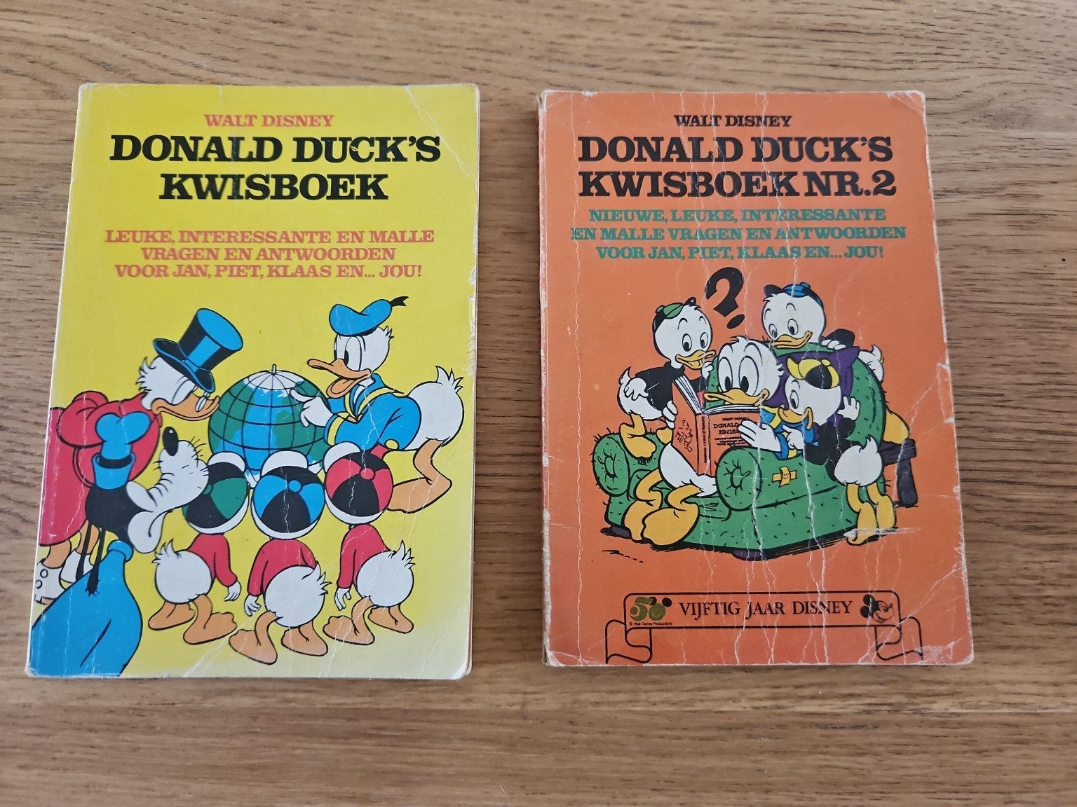 Donald Duck Kwisboeken nr. 1 en 2, Meerdere stripboeken, Ophalen of Verzenden, Gelezen