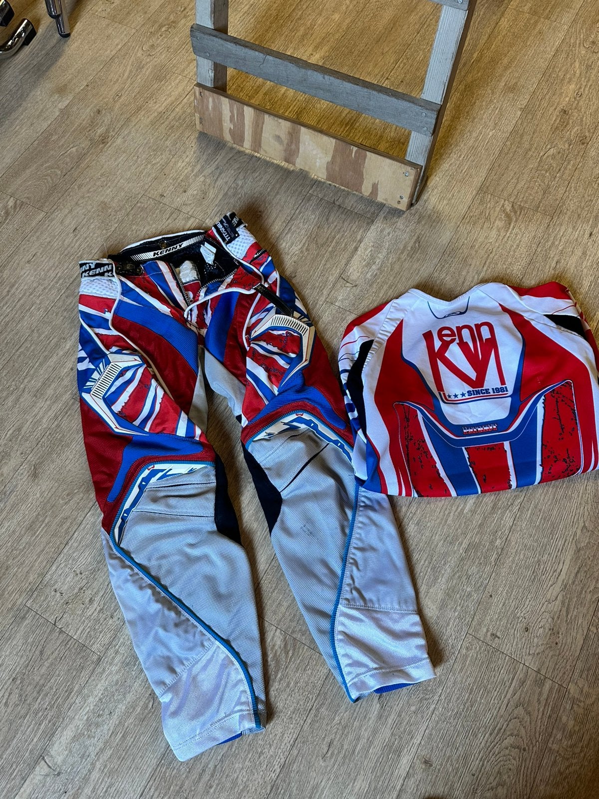 2 delig  Kenny crosspak., Motoren, Kleding | Motorkleding, Ophalen of Verzenden, Tweedehands, Broek | textiel