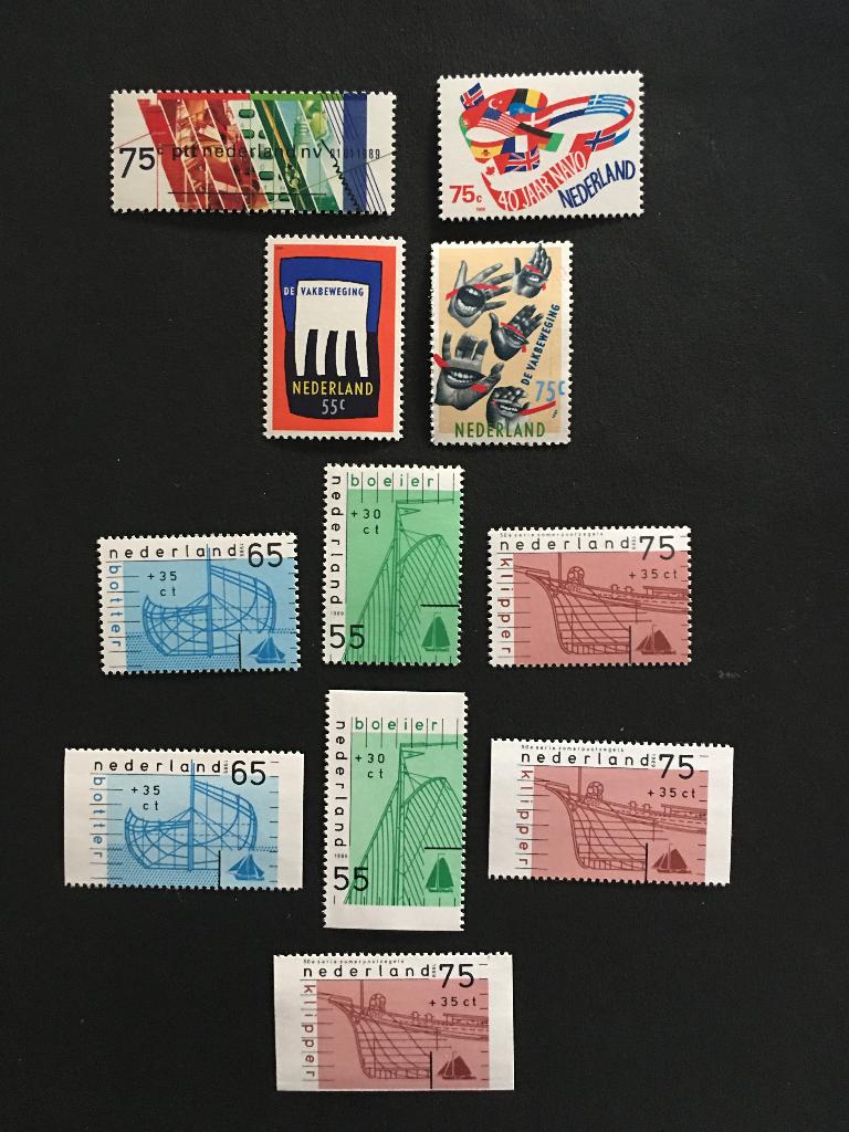 i117-1420pf Nederland 1989 NVPH 1420 tm 1427 Postfris, Ophalen of Verzenden, Na 1940, Postfris