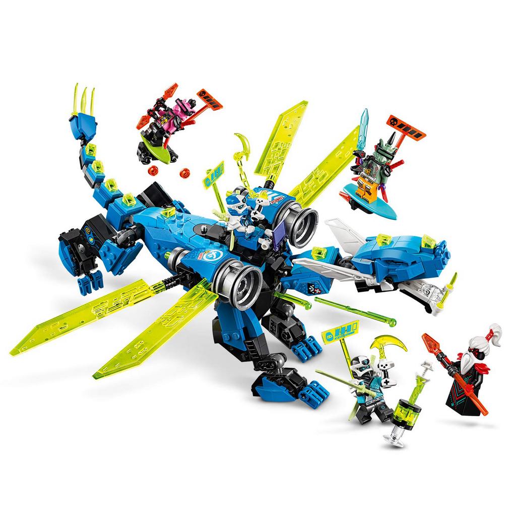 Lego Ninjago Jay’s Cyberdraak 71711, Ophalen of Verzenden, Zo goed als nieuw