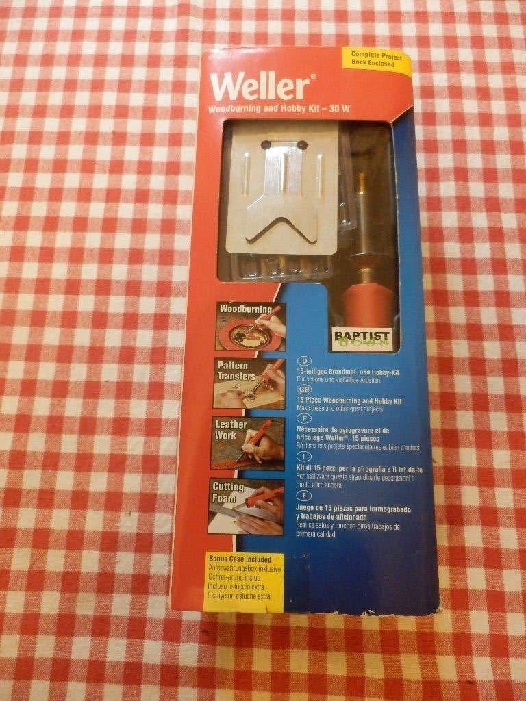 Weller Woodburning and Hobby Kit – 30W ., Houtbewerking, Ophalen of Verzenden, Zo goed als nieuw, Weller Woodburning.
