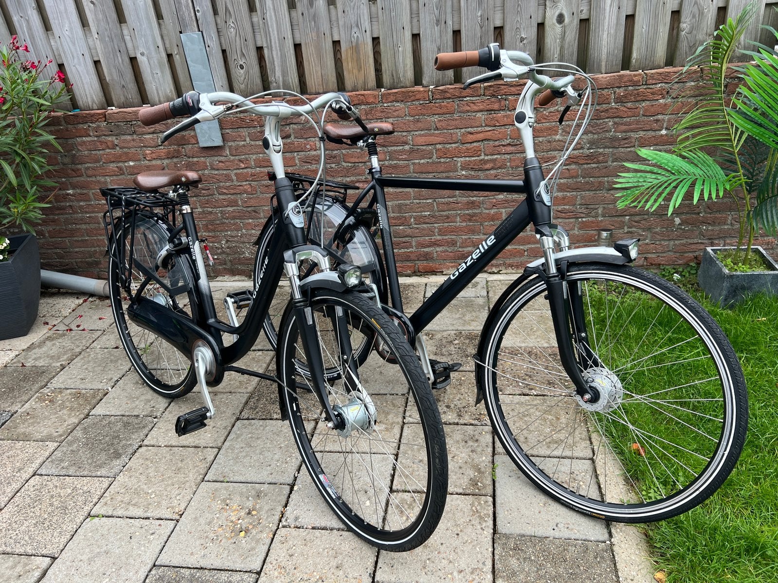 Gazelle Oranje C7+ Dames/Herenfietsen 57/49 cm, Ophalen, Versnellingen, Zo goed als nieuw, Gazelle