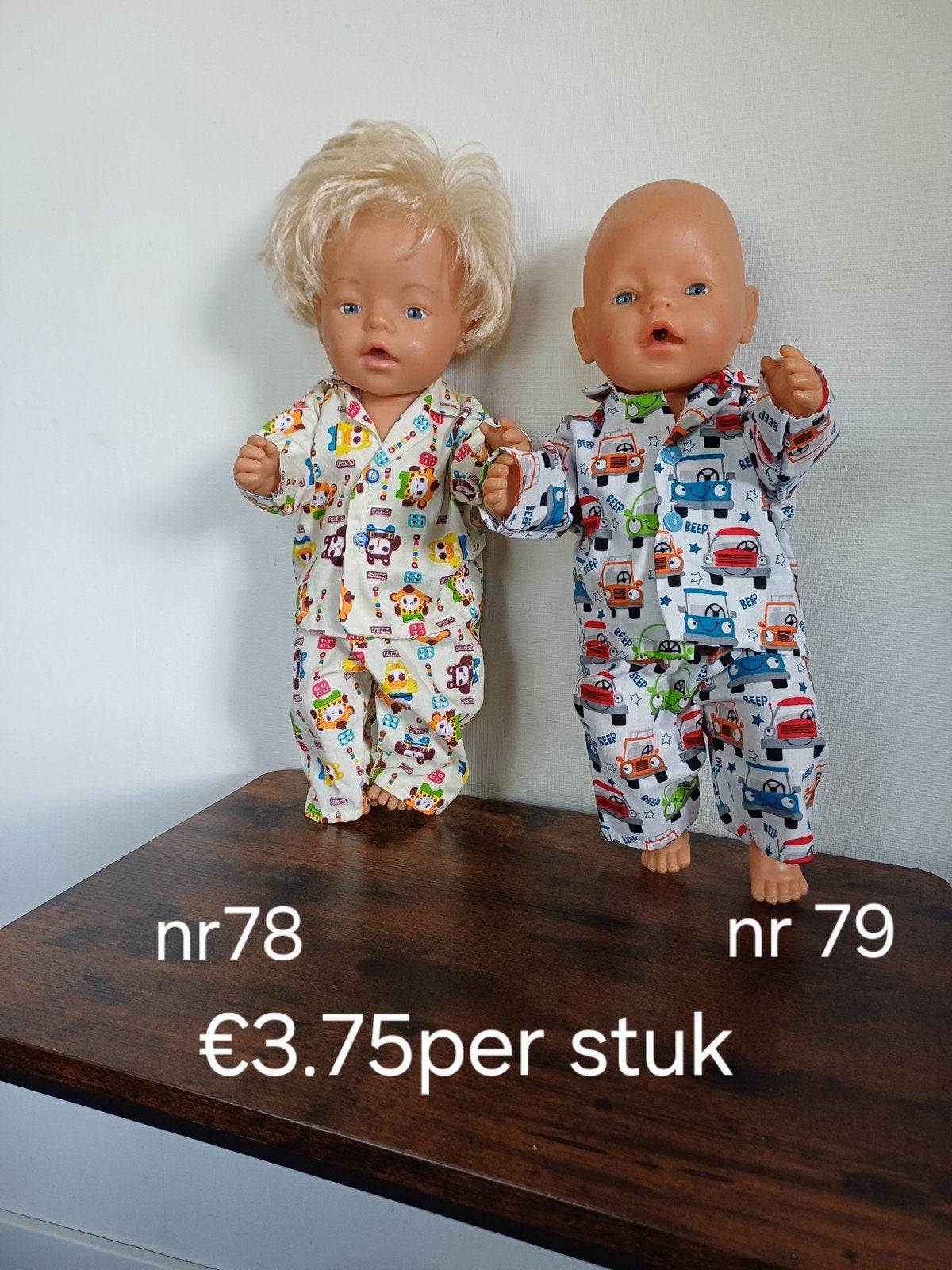kleertjes voor een pop 43cm, Ophalen of Verzenden, Nieuw, Babypop