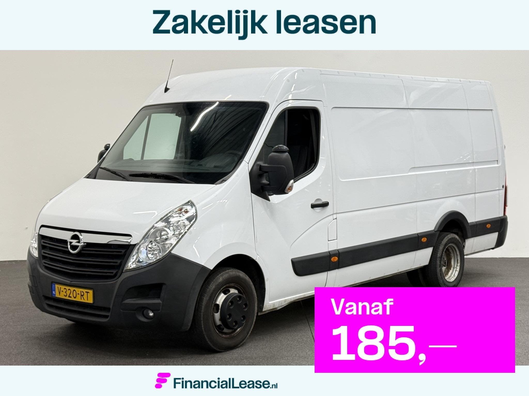 Opel Movano 2.3 CDTI BiTurbo L3H2 Dubbel Lucht Airco Cruise, 145 pk, Euro 6, 4 cilinders, 3500 kg