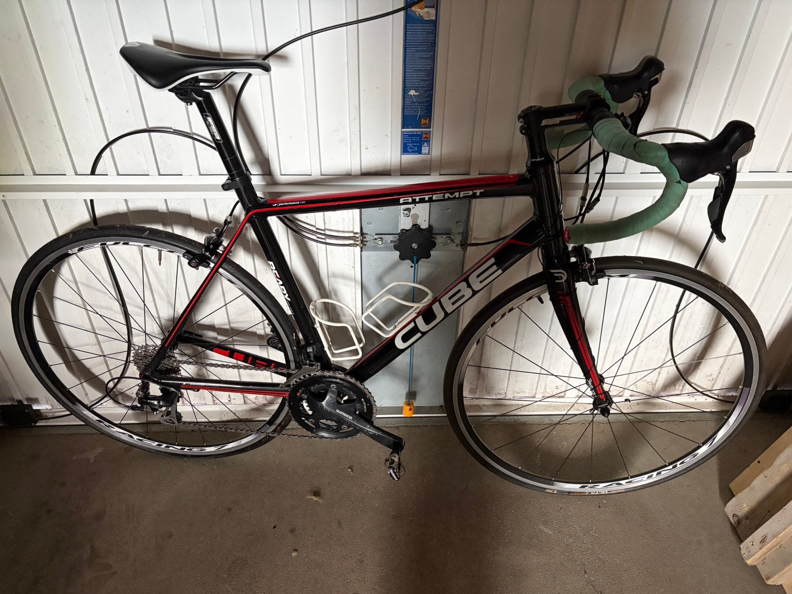 Cube attempt racefiets frame 56 , 28” shimano 105, Aluminium, Zo goed als nieuw, Meer dan 20 versnellingen, 53 tot 57 cm