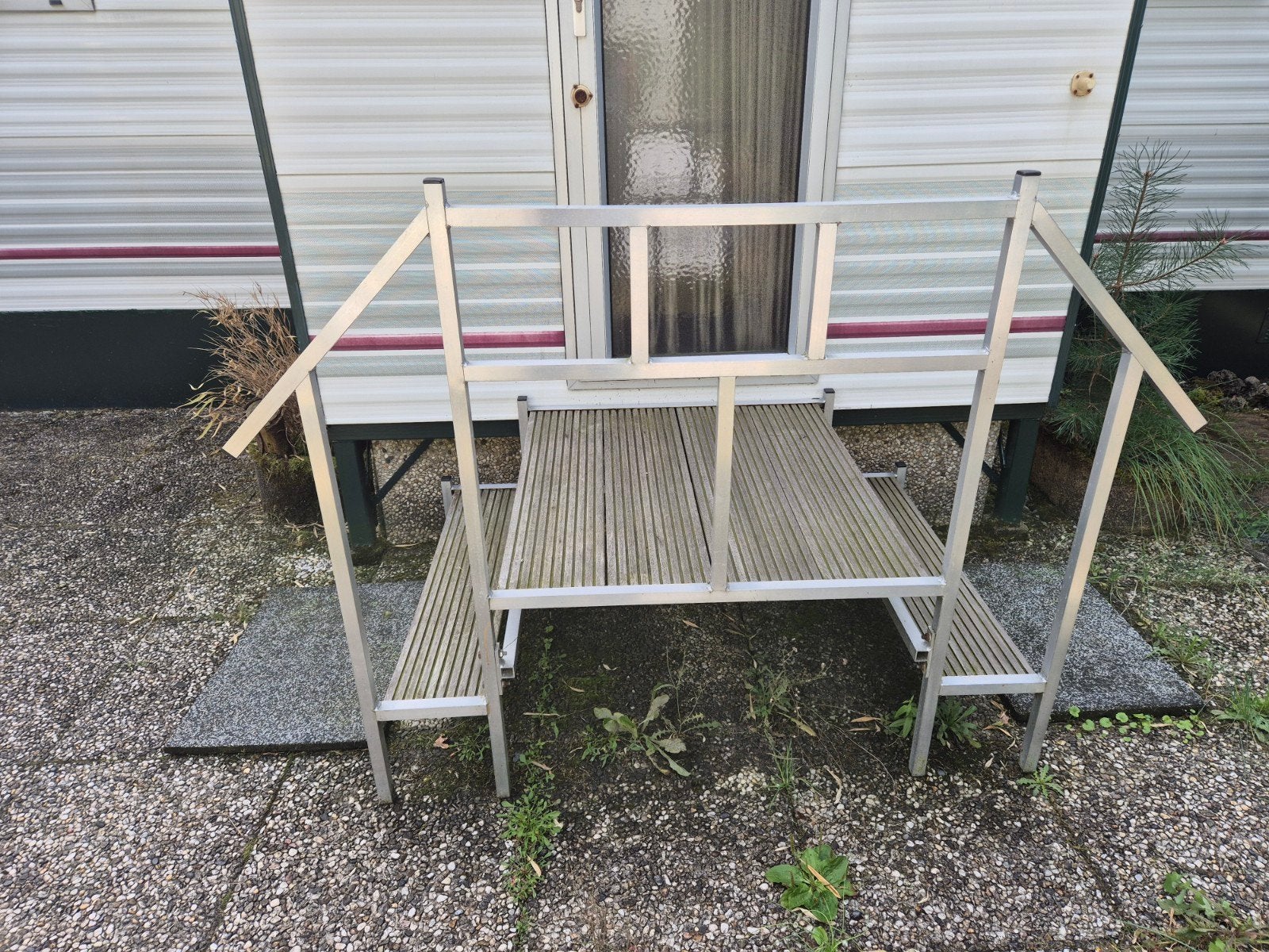 trap / opstapje voor stacaravan of chalet, Caravans en Kamperen, Caravan accessoires, Ophalen, Gebruikt