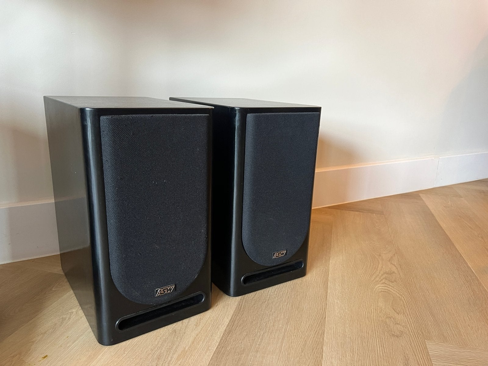 ASW Cantius I speakers zwart - Boekenplank luidsprekers, Gebruikt, 60 tot 120 watt, Basreflex, Boekenplank luidspreker