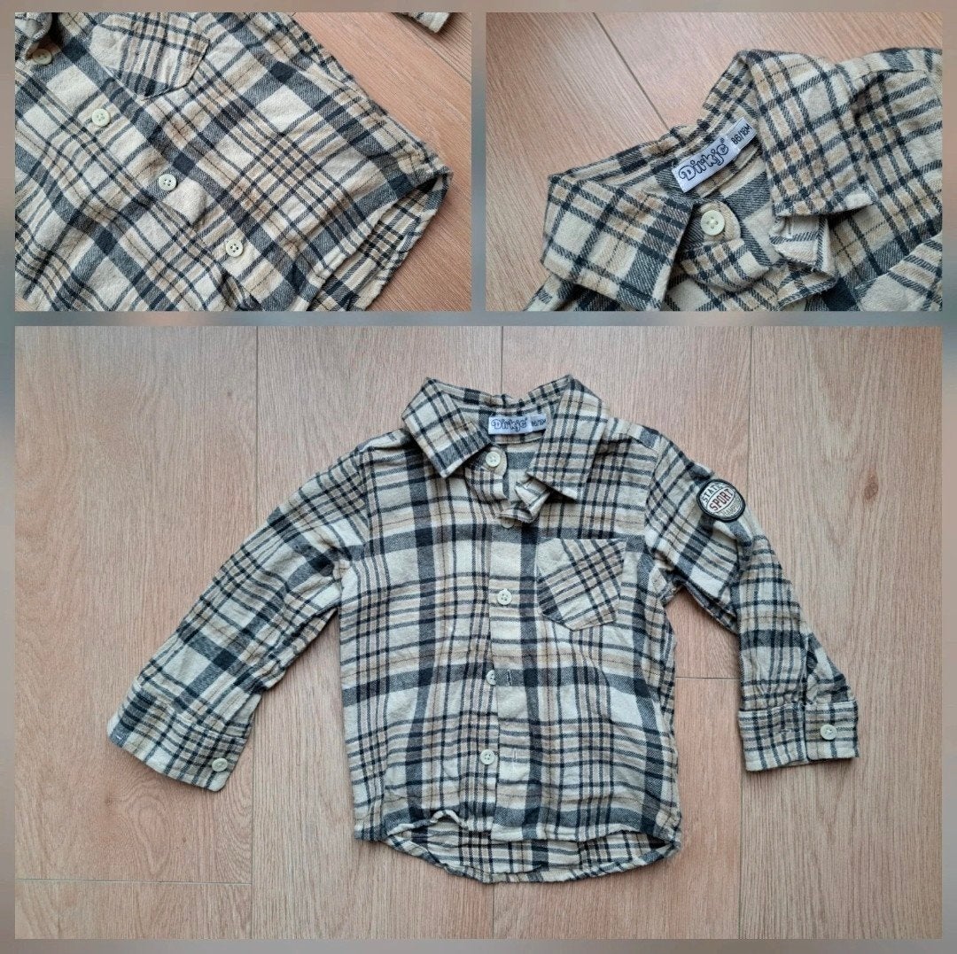 Blouse maat 86 van Dirkje, Kinderen en Baby's, Babykleding | Maat 86, Dirkje, Ophalen of Verzenden, Zo goed als nieuw, Overhemdje of Bloesje