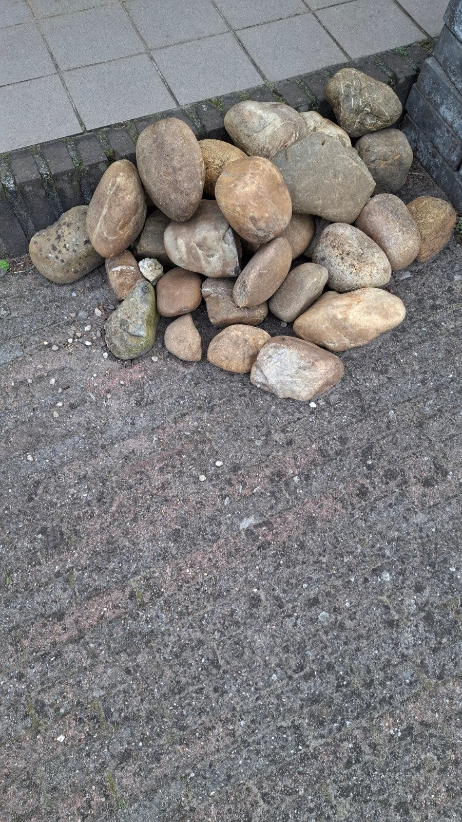 Decoratieve keien voor tuin of vijver, Tuin en Terras, Ophalen, Gebruikt, Multi, Kei