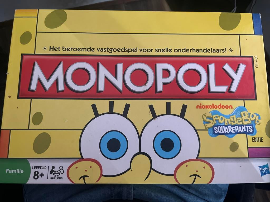 Monopoly SpongeBob SquarePants Editie (2010), Drie of vier spelers, Ophalen of Verzenden, Gebruikt