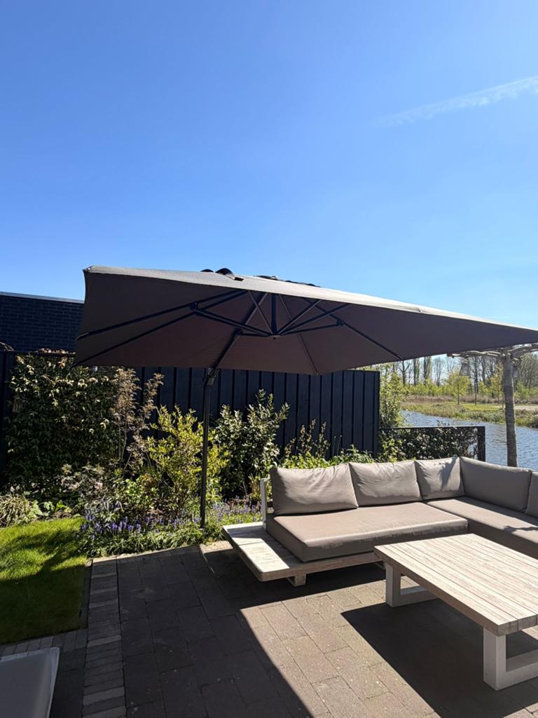 Garden Impressions Hawaii parasol, Tuin en Terras, Parasols, Zo goed als nieuw, Zweefparasol, Ophalen