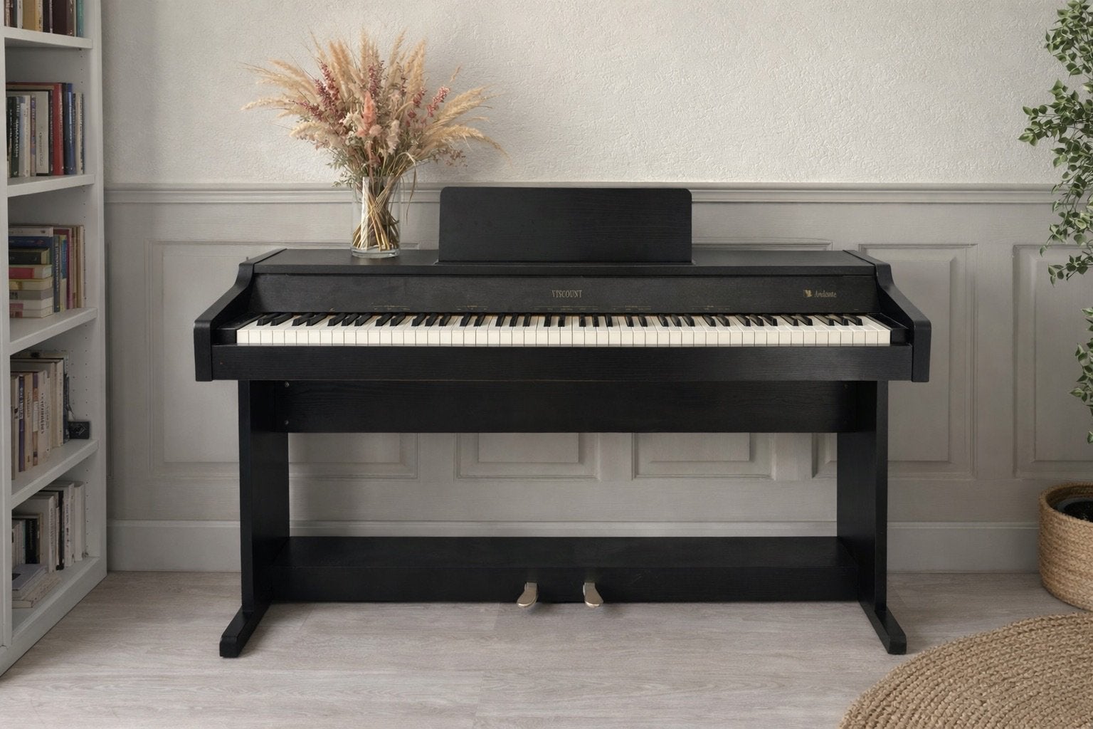 Viscount Andante elektrische piano, Ophalen, Zwart, Digitaal, Zo goed als nieuw