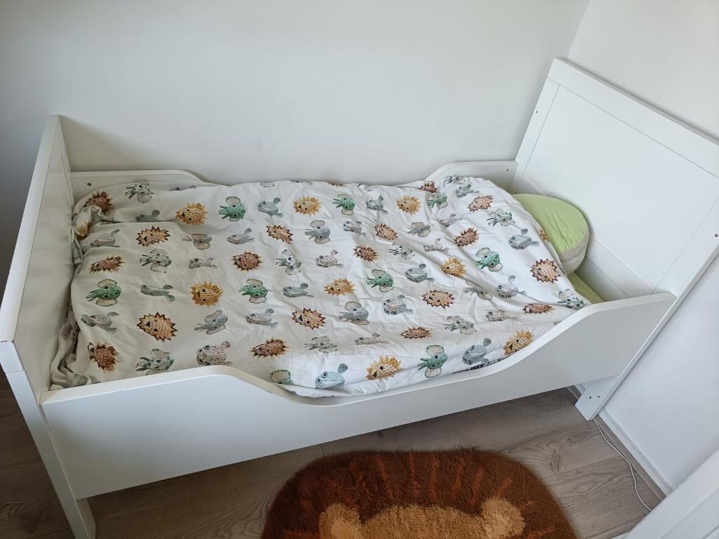 Bopita peuterbed en ledikant in 1, Ophalen, Gebruikt, 70 tot 85 cm, 140 tot 160 cm