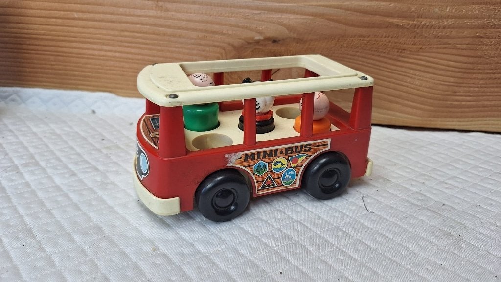 Fisher price original little people - vintage - Bus, Kinderen en Baby's, Ophalen of Verzenden, Gebruikt, Auto of Voertuig