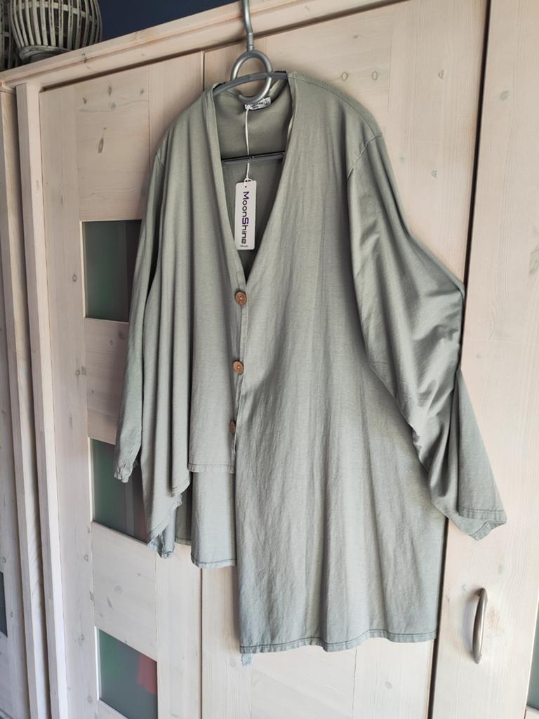 Nieuw! Moonshine vest in mooi lichtgrijs, Verzenden, Nieuw, Grijs, Trui of Vest
