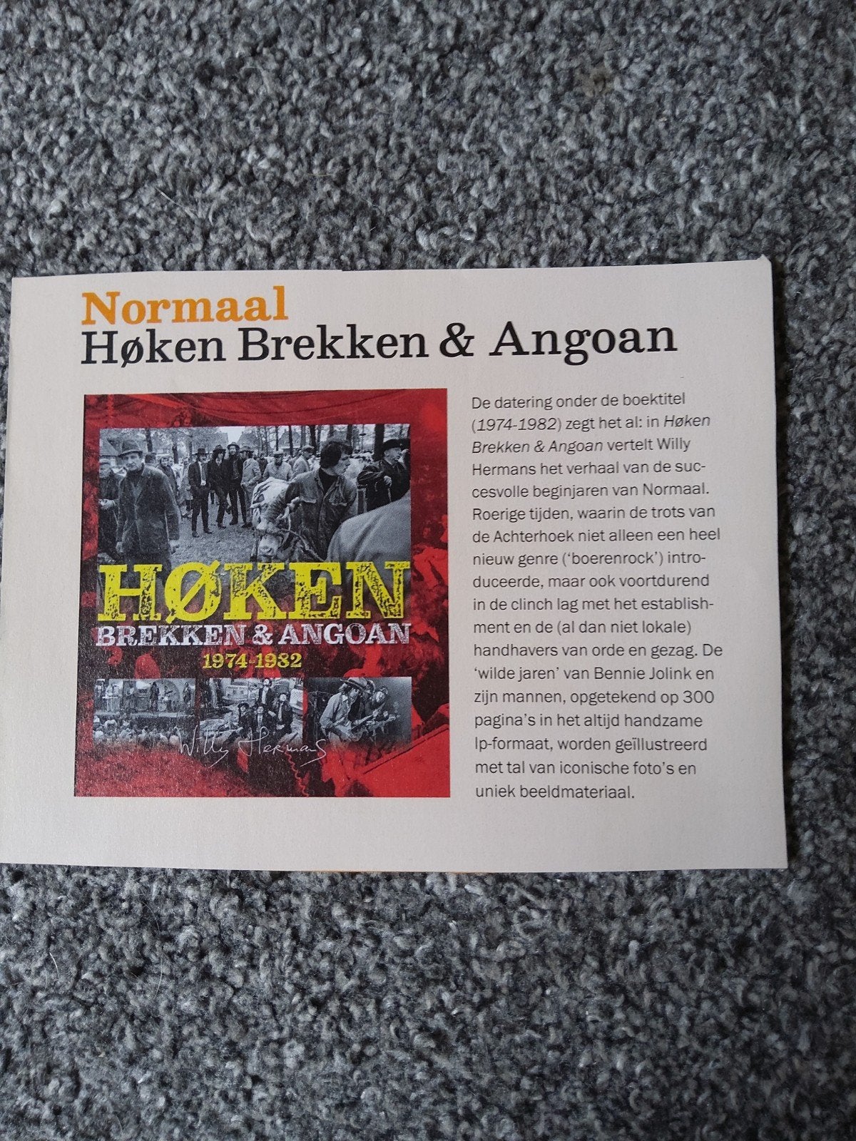 Normaal:  Brekken & Angoan,  de beginjaren, Ophalen of Verzenden, Boek, Tijdschrift of Artikel