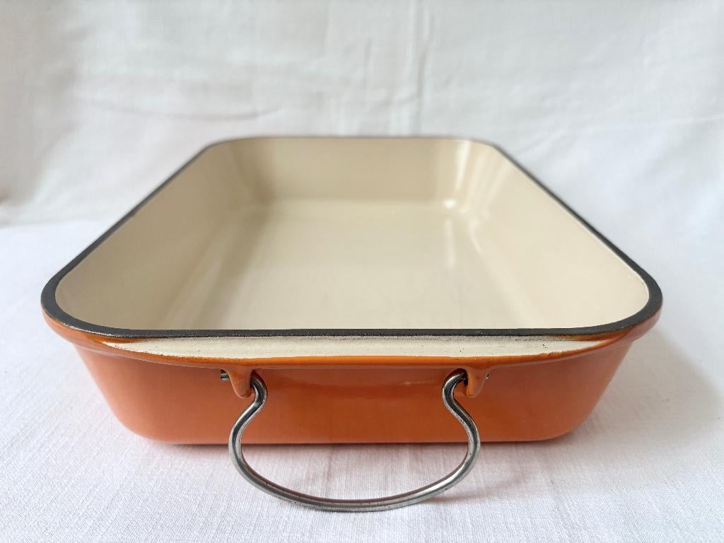 Le Creuset - Grote ovenschaal in Geëmailleerd Gietijzer, Verzenden, Zo goed als nieuw, Gietijzer, Overige typen