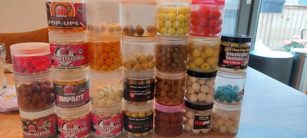 Pop ups mainline  , sticky , stratagy baits en div, Verzenden, Overige typen