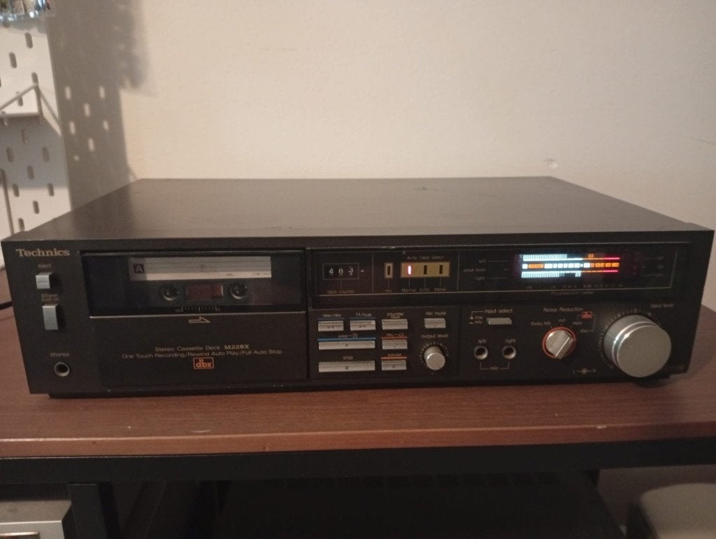 Technics RS M228X, Ophalen of Verzenden, Enkel, Overige merken, Tiptoetsen