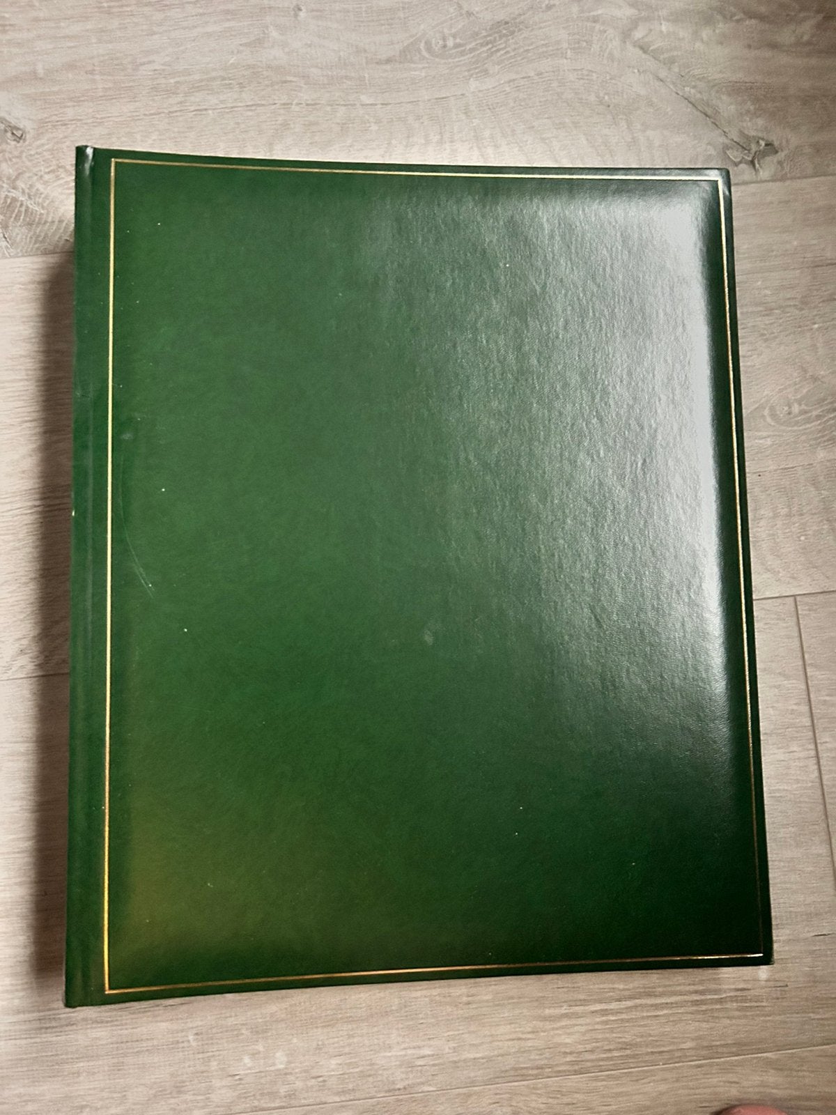 Henzo fotoalbum groen 30x36,5cm zwarte bladen -*NIEUW*, Ophalen of Verzenden, Nieuw