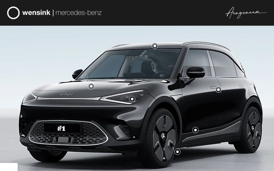smart #1 Premium 66 kWh | Warmtepomp | 22 KW laden | Panoram, Auto's, Smart, Automaat, Leder, SUV of Terreinwagen, 440 km