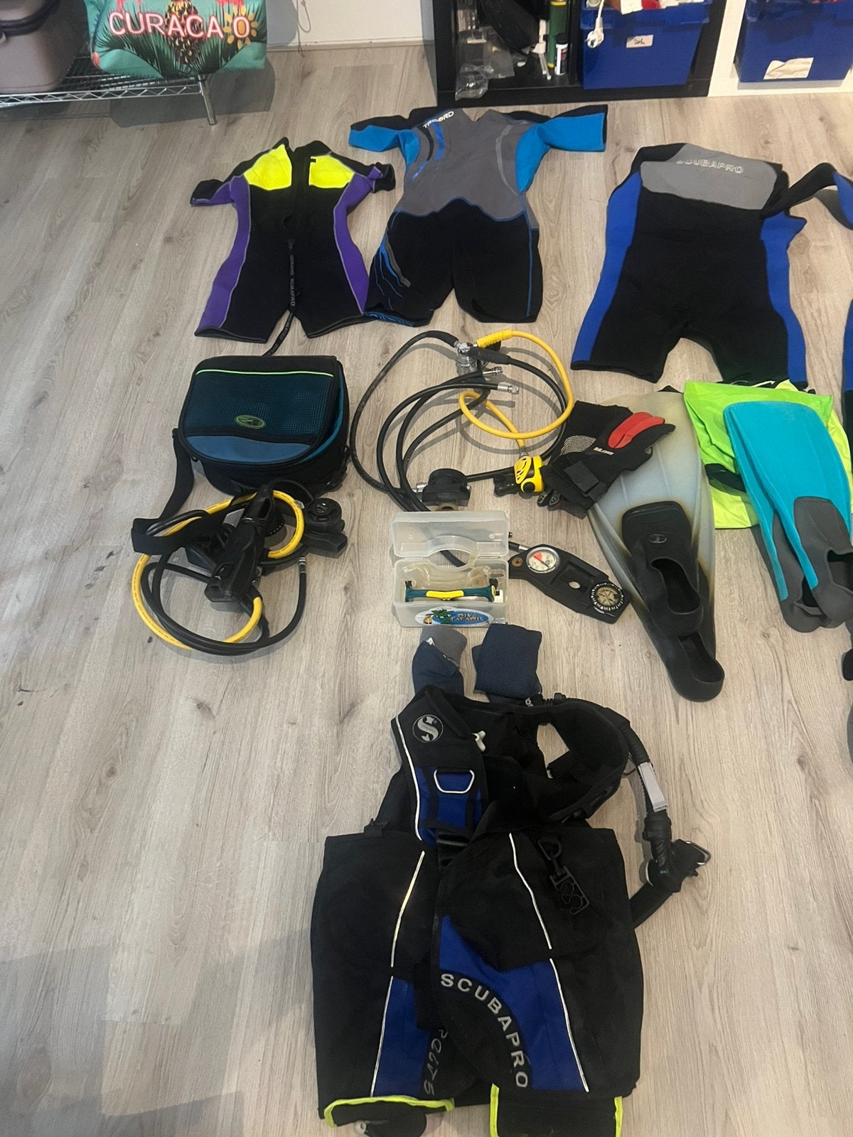 Complete duikuitrusting, Watersport en Boten, Ophalen, Gebruikt, Duikpak