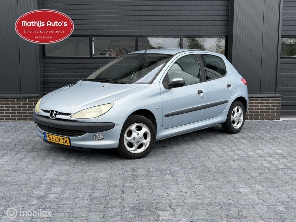 Peugeot 206 1.4 Gentry Clima! 5 Deurs!, Auto's, Voorwielaandrijving, 1360 cc, 31 €/maand, 4 cilinders