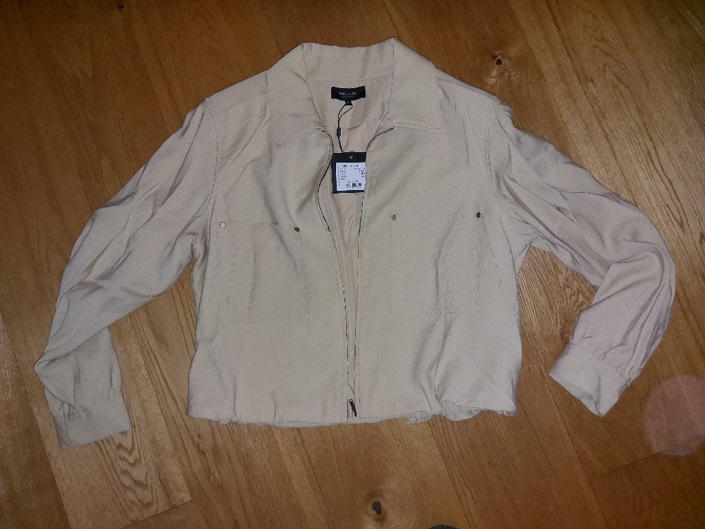 Leuk jasje Claudia Strater, Maat 38/40 (M), Beige, Nieuw, Ophalen of Verzenden