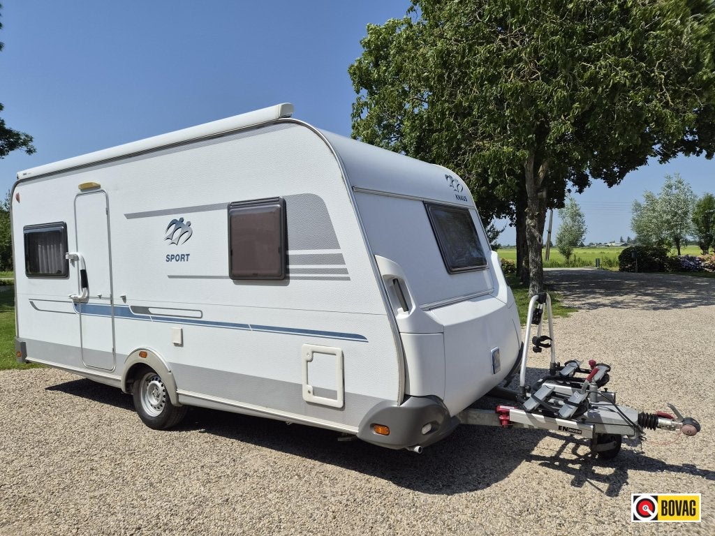 Knaus Sport 450 FU, Caravans en Kamperen, Rondzit, Schokbreker, 750 - 1000 kg, 4 tot 5 meter
