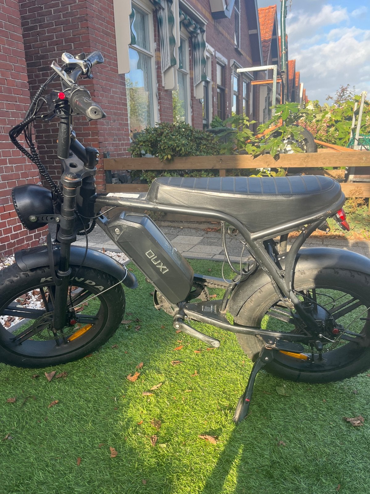 Ouxi V8 E-bike met achterzitje, Gebruikt, 51 tot 55 cm, 50 km per accu of meer, Ophalen