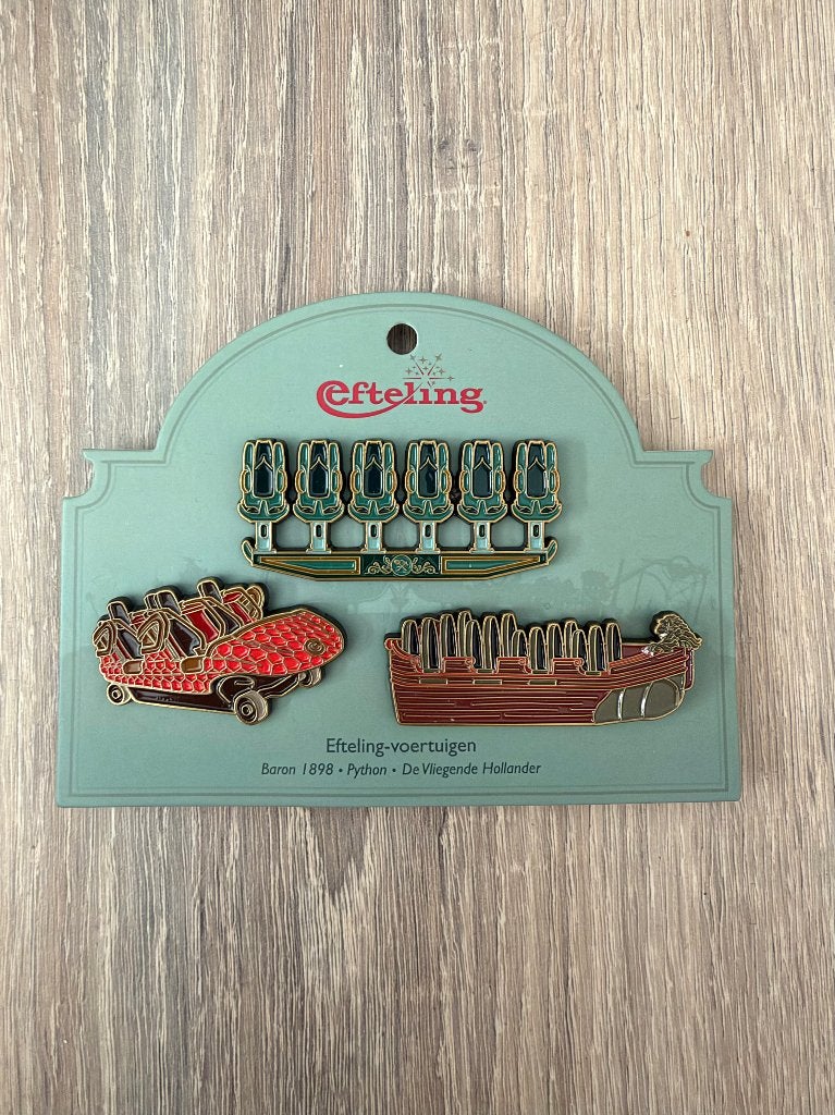Efteling voertuigen pin, Ophalen of Verzenden, Nieuw, Overige onderwerpen, Speldje of Pin