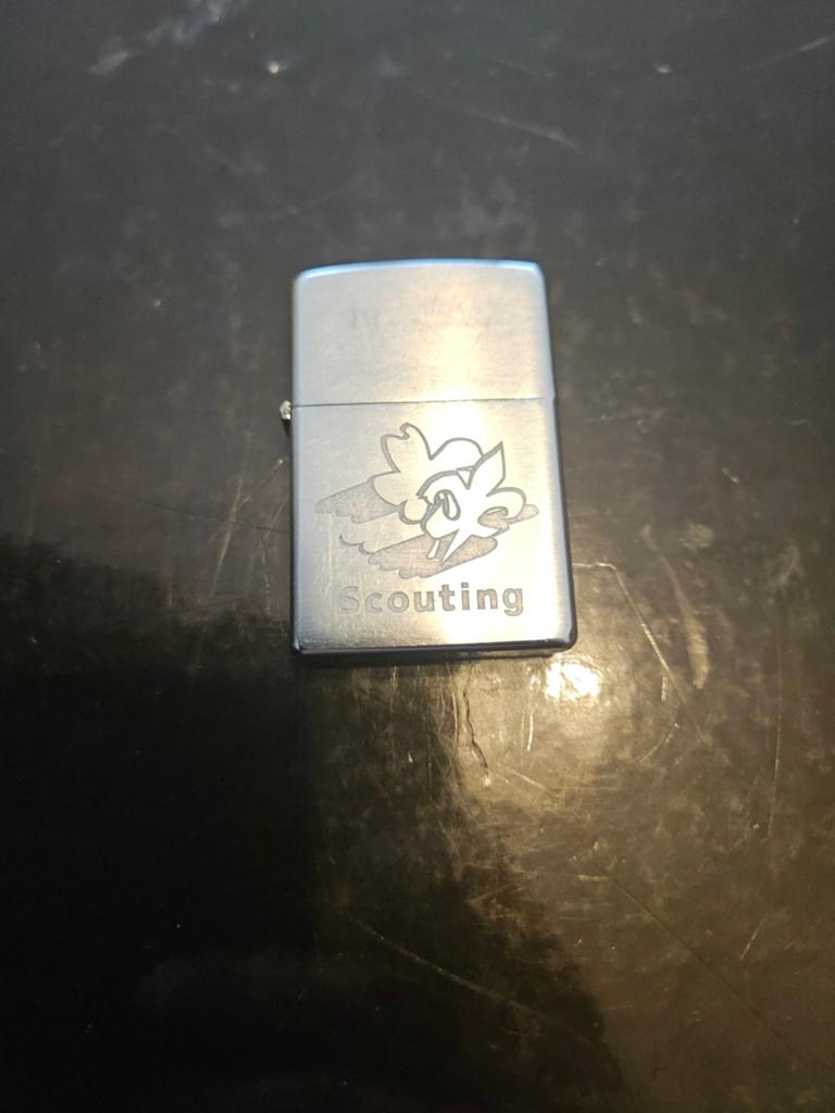 Zippo aansteker Scouting, Ophalen of Verzenden, Gebruikt, Aansteker