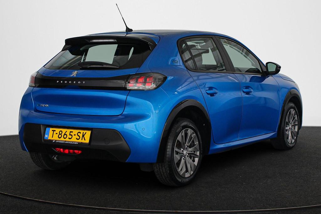 Peugeot e-208 EV Active Pack 50 kWh Navigatie Climate Contro, Gebruikt, Blauw, Origineel Nederlands, Automatische klimaatregeling