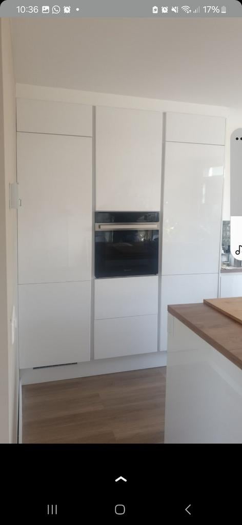 Splinter nieuwe hoogglans witte fronten, Wit, Ophalen of Verzenden, Zo goed als nieuw, Hout
