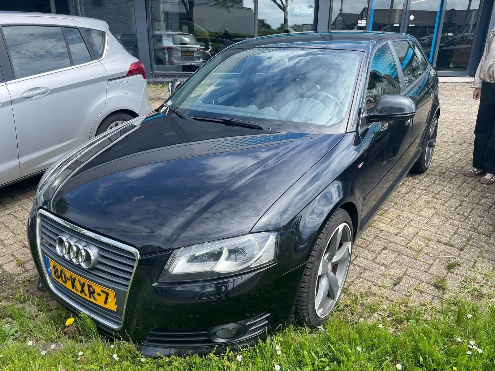 Audi A3 1.4Tfsi Sportback S-tronic 2010 Zwart NIEUWE MOTOR!, 125 pk, Zwart, 4 cilinders, Leder en Stof