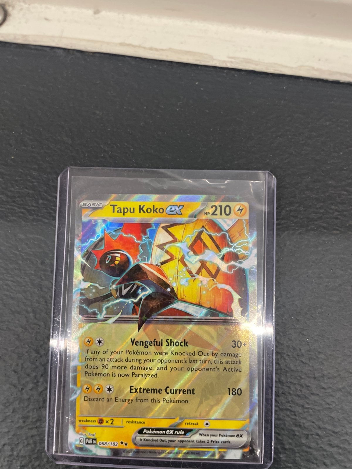 Tapu Koko EX Pokémon kaart - Zo goed als nieuw, Ophalen of Verzenden, Zo goed als nieuw, Losse kaart