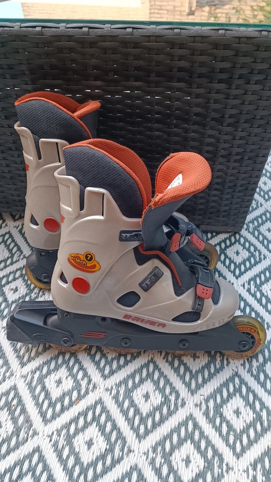 Bauer V-Tech 7 Inline Skates - Maat 37.5, Dames, Gebruikt, Bauer, Ophalen of Verzenden